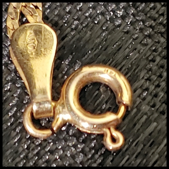 14KT Gold Triple Strand Braided 19" Necklace - Picture 8 of 10